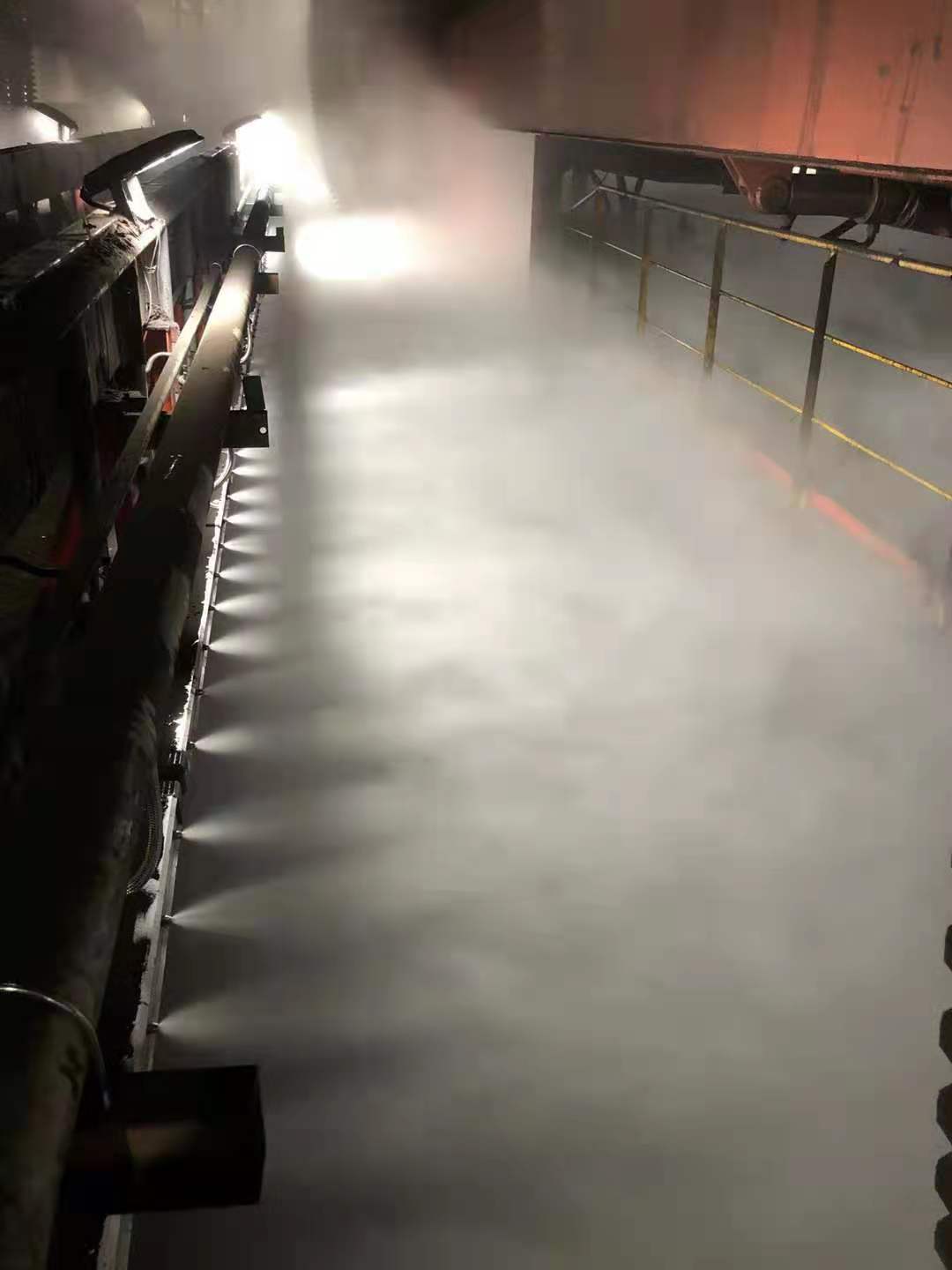 火电厂选用干雾抑尘装置降温除尘